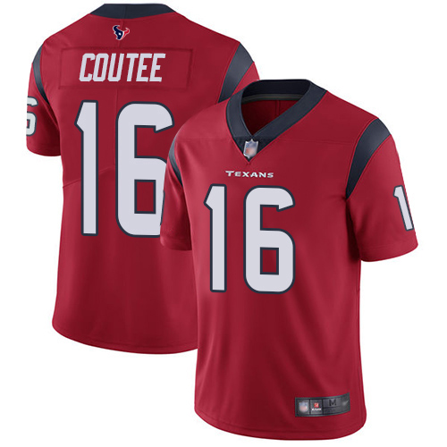 Houston Texans Limited Red Men Keke Coutee Alternate Jersey NFL Football #16 Vapor Untouchable->women nfl jersey->Women Jersey